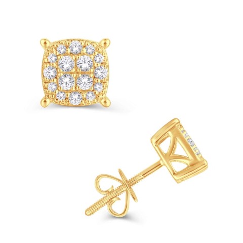 14KT-0.25CTW EARRINGS