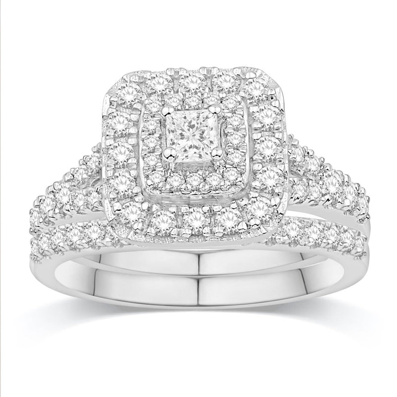 14KT-0.99CTW(CTR0.2) UNO BRIDAL