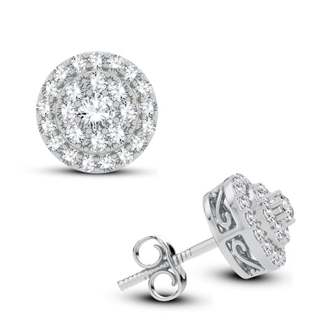 10K 0.61-0.64CT D-DARK EARRING