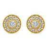 10K 0.60-0.64CT D-DARK EARRING