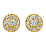 10K 0.60-0.64CT D-DARK EARRING