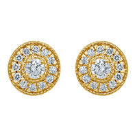 10K 0.60-0.64CT D-DARK EARRING