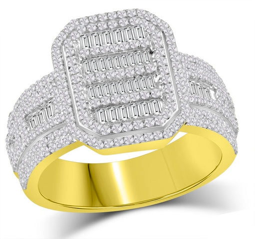 10K 0.98-1.15CT D-MENS BAGUETTE  RING