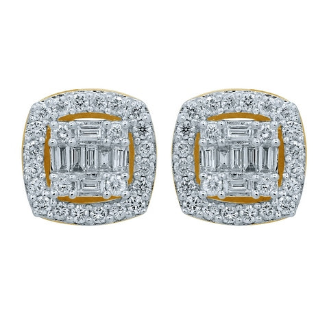 10K 1.10-1.13CT D-EARRINGS