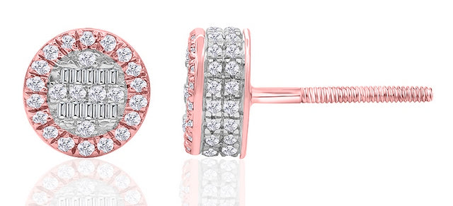 10K 0.38- 0.42CT D-AGUETTE EARRINGS