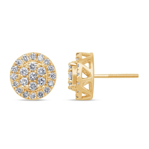 10K 0.72-0.80CT D-EARRING