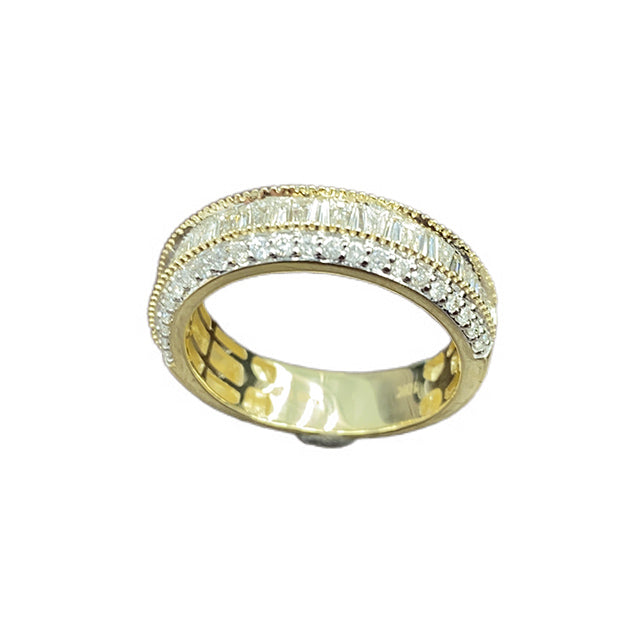 10K 1.25-1.32CT D-BAGUETTES RING