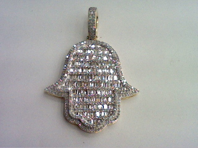 10K 2.80-3.07CT D-HAMSA HAND