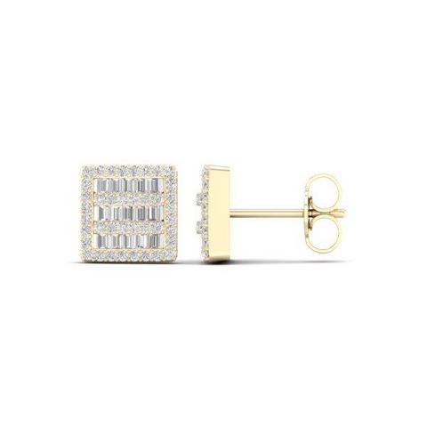 10K 0.50CT D-BUGGETS EARRING