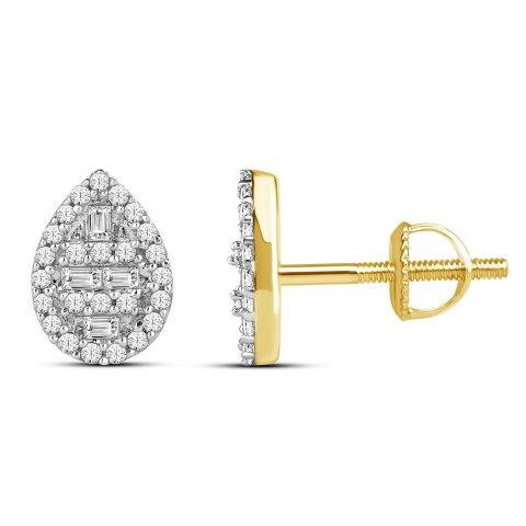 10K 0.25CT D-BUGGETS EARRINGS