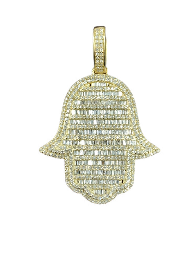 10K 2.72-3.23CT D-HAMSA HAND