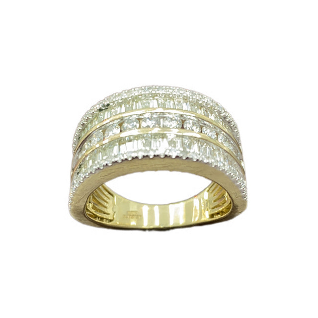 10K 1.89-2.15CT D-MENS BUGGETS RING