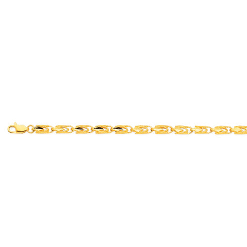 10KY 5MM TURKISH 16 CHAIN NECKLACE",10K 5MM YELLOW GOLD TURKISH 16 CHAIN NECKLACE""