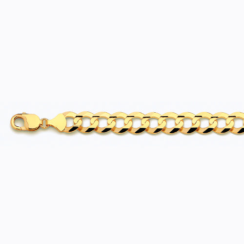 10KY 12MM SOLID CURB 16 CHAIN NECKLACE",10K 12MM YELLOW GOLD SOLID CURB 16 CHAIN NECKLACE""