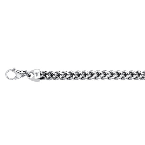 10KW 6MM HOLLOW FRANCO 24 CHAIN NECKLACE"