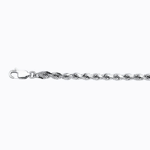 10KW 3MM DC HOLLOW ROPE 16 CHAIN NECKLACE"