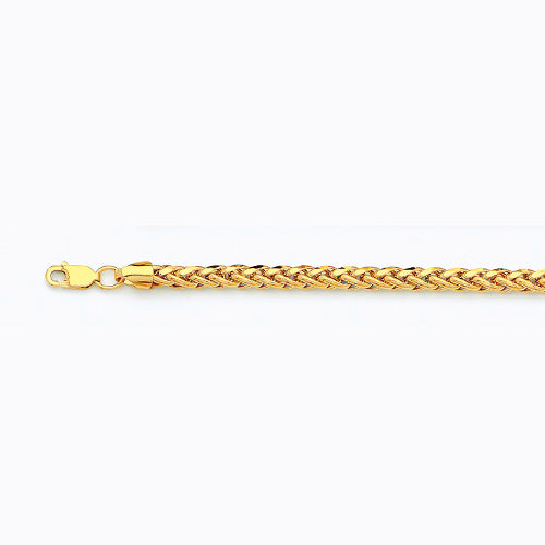 10KY 4MM PALM 16 CHAIN NECKLACE"