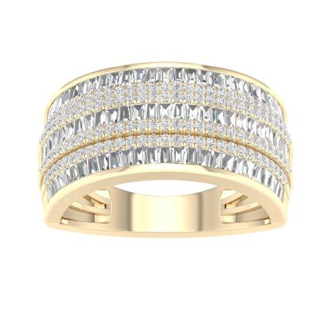 10KT 1.25CT D-MENS BANDS