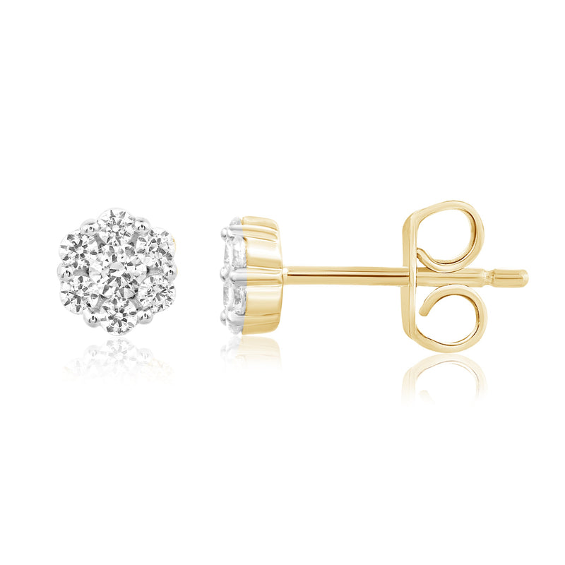 10K 0.30-0.34CT D-EARRINGS