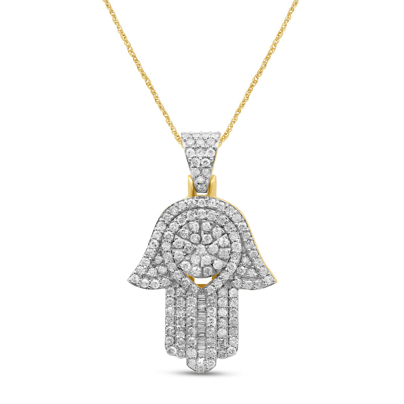 10K 3.12CT D-HAMSA HAND