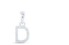 1/20CTW-DIA NICOLE INITIAL "D" PENDANT 10K