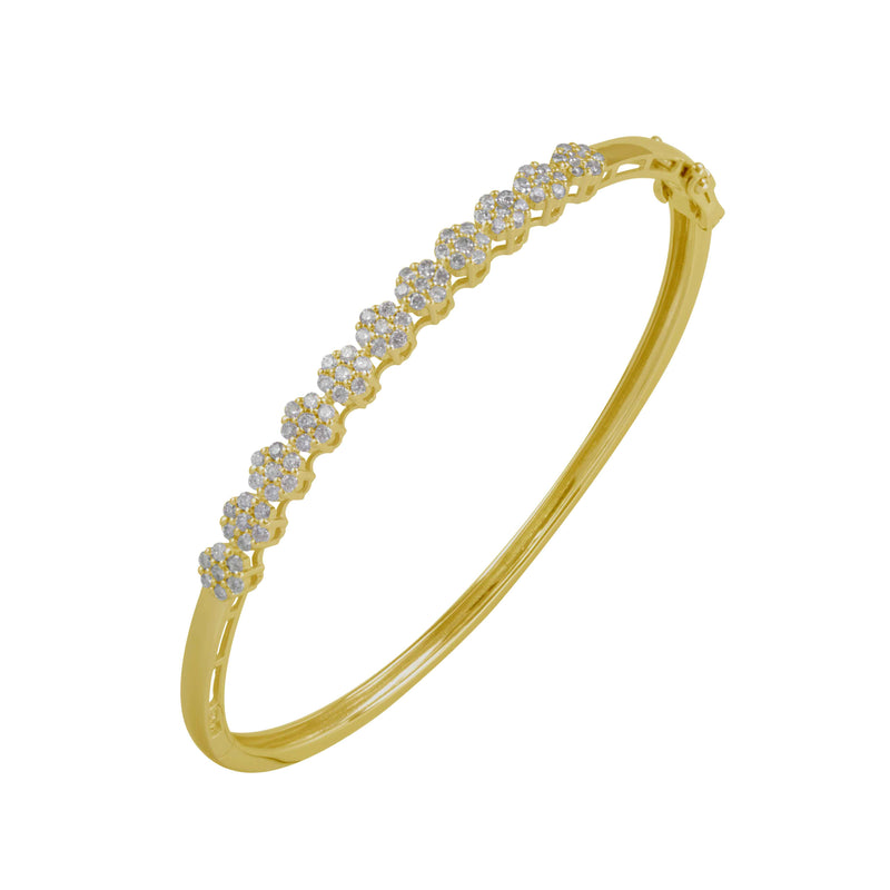 10KT-1.00CTW BANGLE