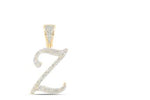 7/8CTW-DIA NICOLE INITIAL "Z" PENDANT 10K