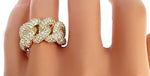 14K Gold Diamond Cuban Ring 5 CTW