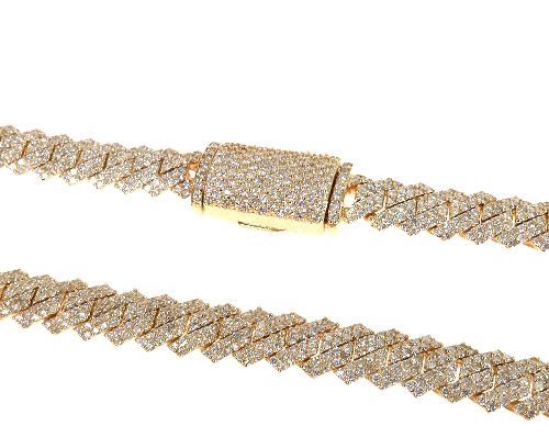 14K Gold Miami Cuban Diamond