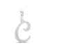 1/10 CTW-DIA NICOLE INITIAL "C" PENDANT 10K