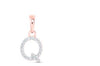 1/20CTW-DIA NICOLE INITIAL "Q" PENDANT 10K