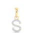 1/20CTW-DIA NICOLE INITIAL "S" PENDANT 10K