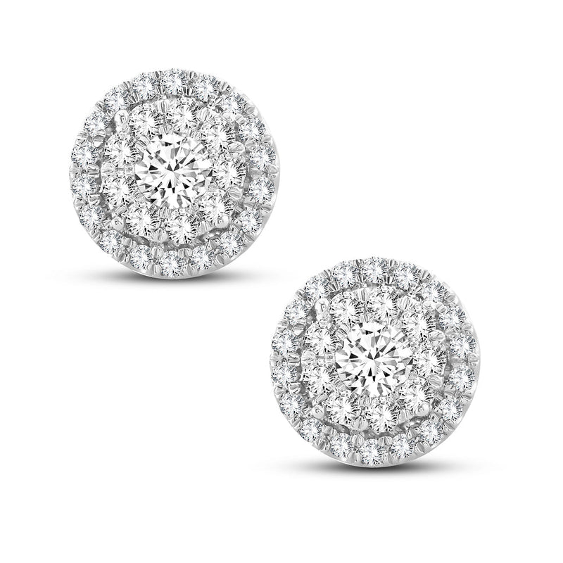 14K  1.01CT  Diamond Earring