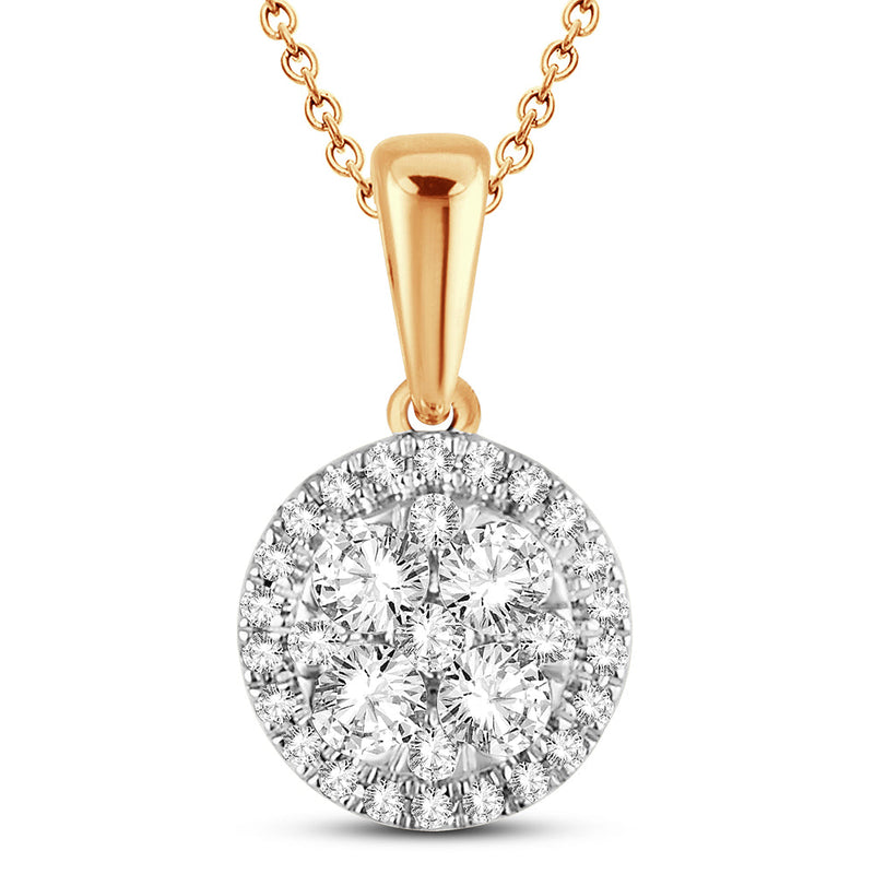 14K 0.50ct Diamond Pendant