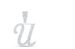 1 CTW-DIA NICOLE INITIAL "U" PENDANT 10K