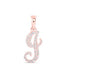 1/8CTW-DIA NICOLE INITIAL "I" PENDANT 10K