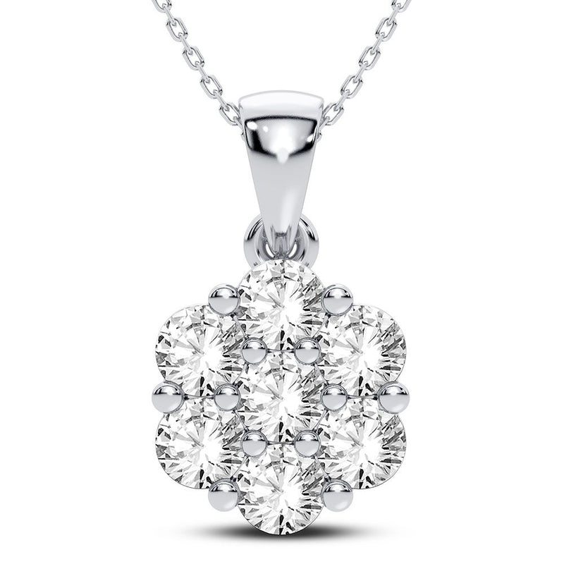 14K 1.50CT Diamond Pendant