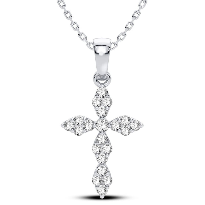 14K 0.25CT Diamond Pendant