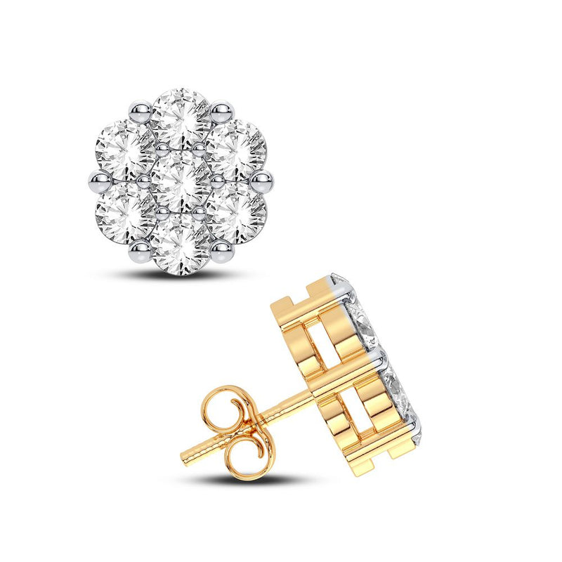 14K 2.00CT Diamond Earring