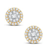 14K 0.62CT Diamond Earring