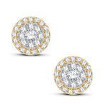 14K 0.62CT Diamond Earring