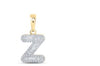 1/3CTW-DIA INITIAL "Z" PENDANT 10K