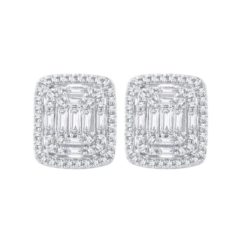 14K 0.75ct Diamond Earring