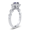 14K 0.28CT Diamond Sapphire Ring