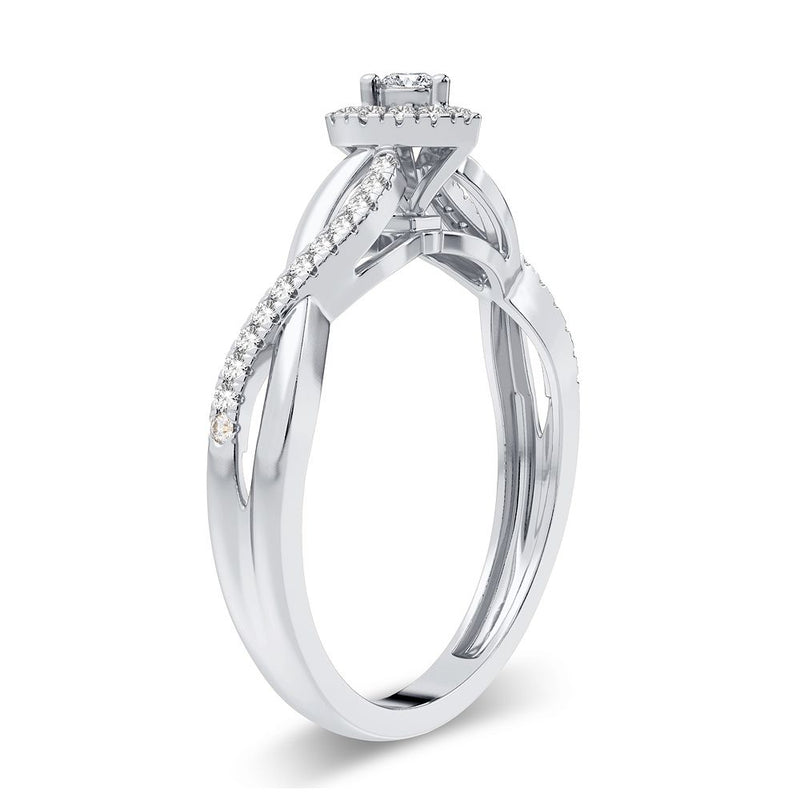 10K 0.20CT Diamond Ring