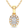 14K 0.25CT Diamond Pendant