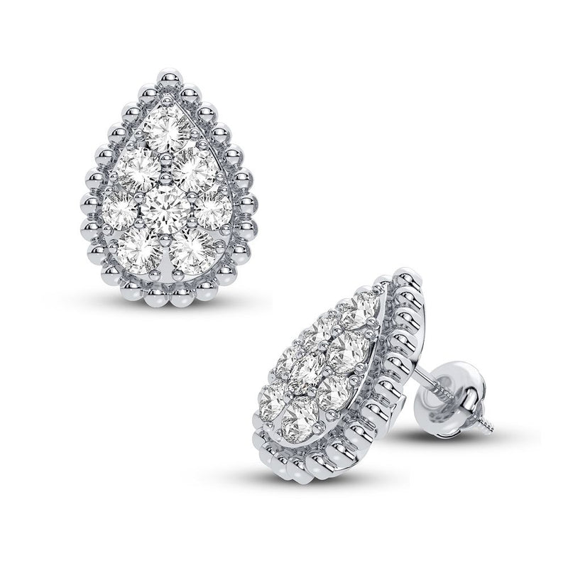 14K 0.62CT DIAMOND EARRING