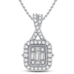 14K 0.33CT DIAMOND PENDANT