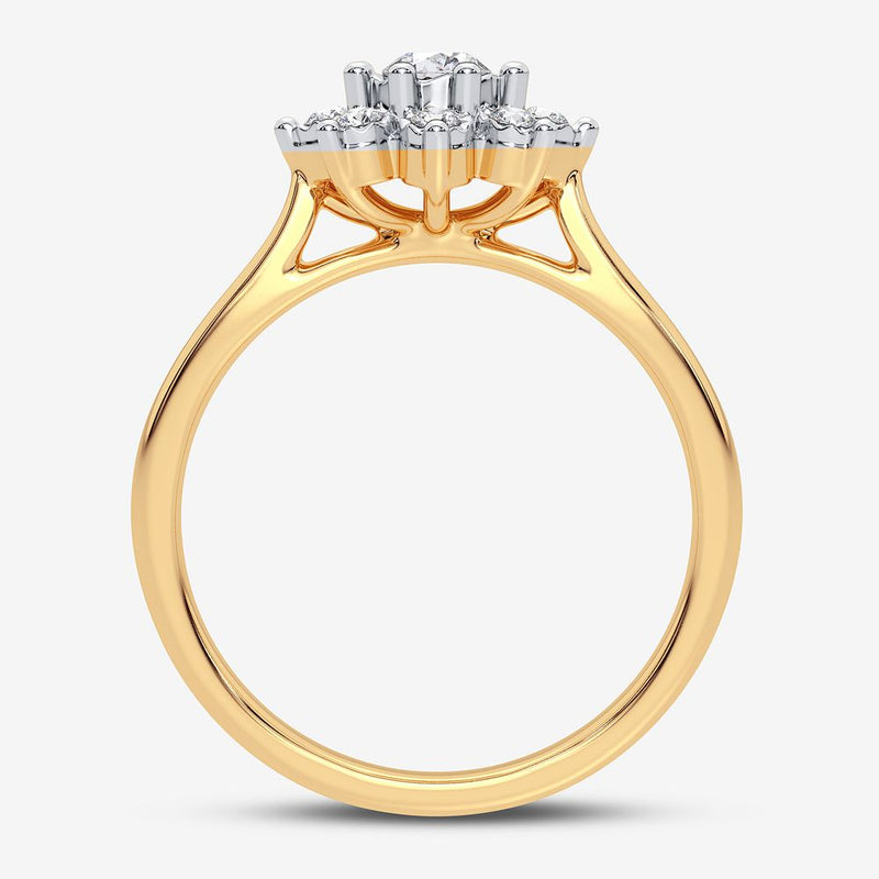 10K 0.10CT DIAMOND RING