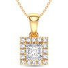 14K 0.25CT Diamond Pendant